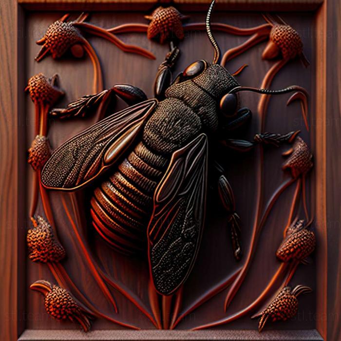 3D модель Nicrophorus confusus (STL)